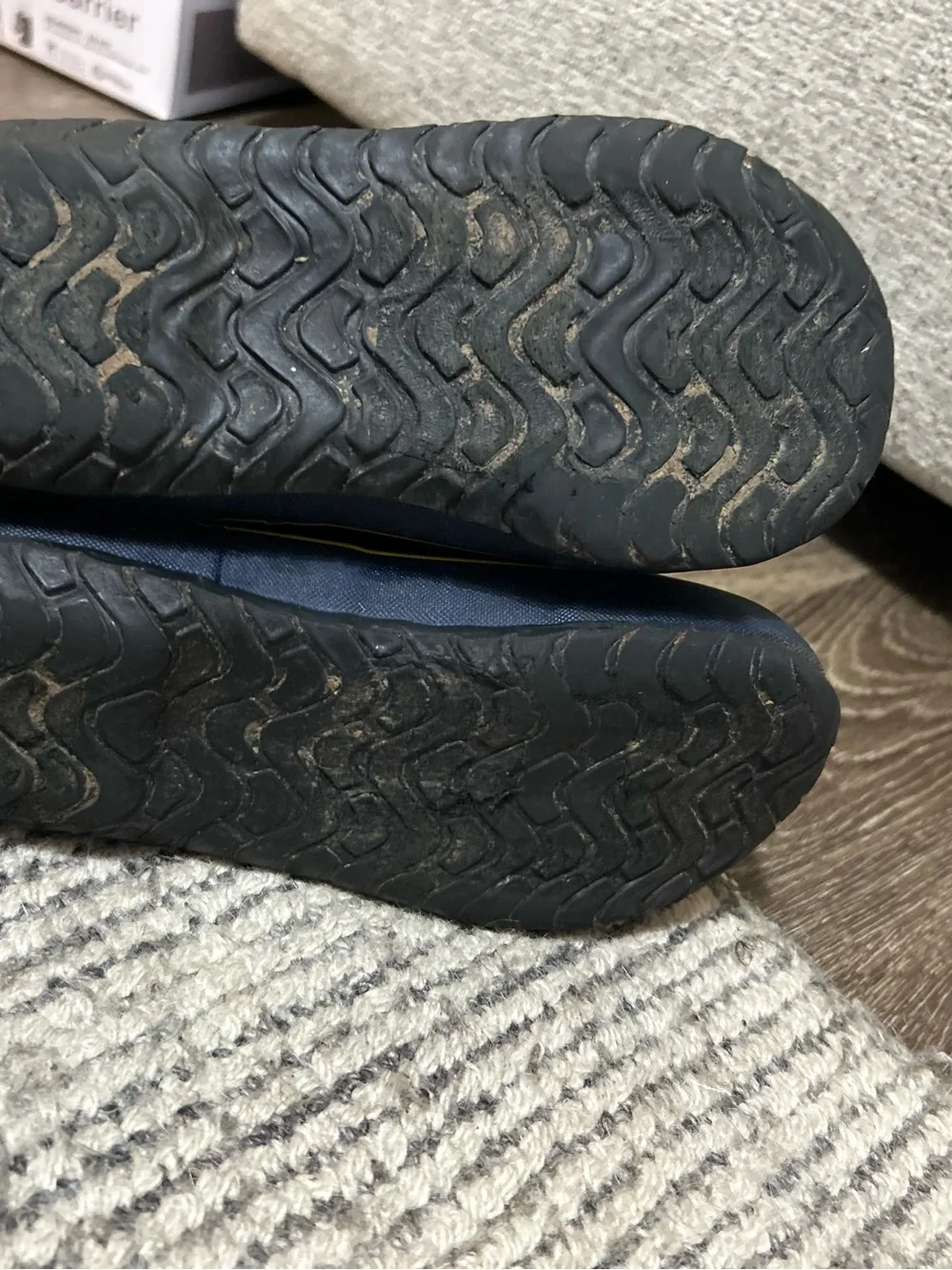 Bogs Kids Navy Monster Rain Boots Size 1 Boys